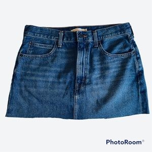 LEVIS 70’s High Micro Mini Denim Jean Skirt Size 30
